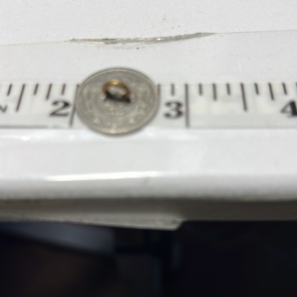 Austria 10 Heller 1893 coin made into a button - Picture 3 of 3